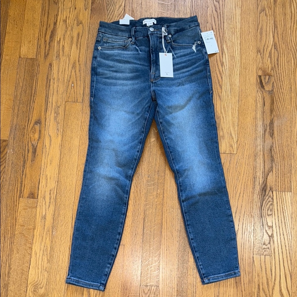 Good America good waist crop jeans
